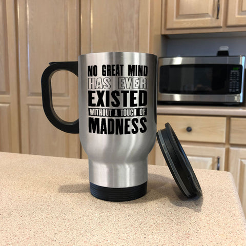 Image of Metal Coffee and Tea Travel Mug No Touch Of Madness