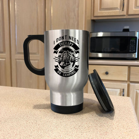 Image of Metal Coffee and Tea Travel Mug Camping