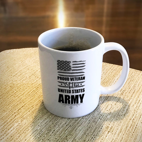 Image of Ceramic Coffee Mug Proud Veteran of the United States