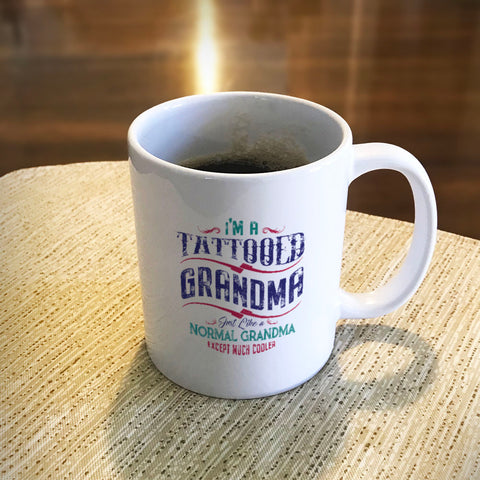 Image of Tattooed Grandma Ceramic Coffee Mug