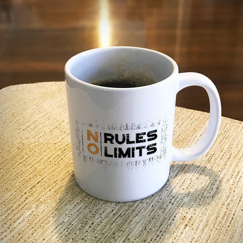 Image of Ceramic Coffee Mug No Rules No Limits