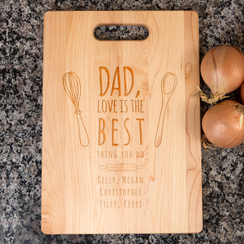 Image of Dad Personalized Maple Cutting Board