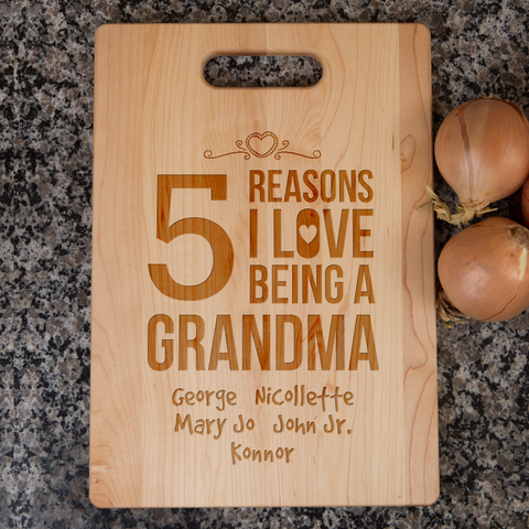Image of Reasons Grandma Cutting Board