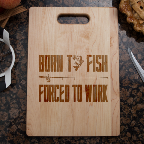Image of Born To Fish Cutting Board