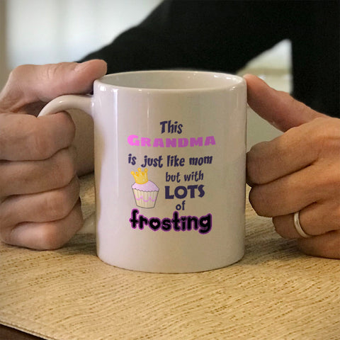 Image of Grandma Frosting Personalized Ceramic Coffee Mug