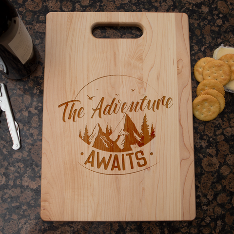 Image of Adventure Awaits Cutting Board