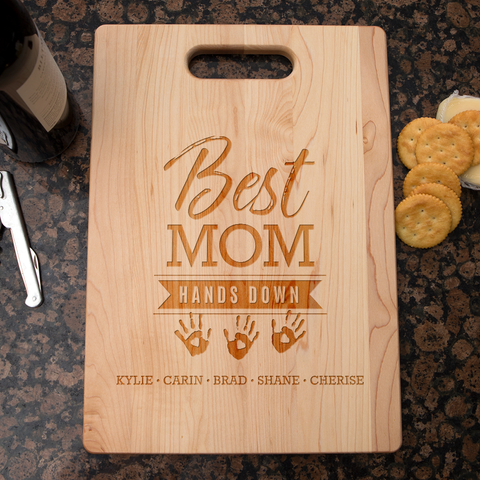 Image of Hands Down Personalized Maple Cutting Board