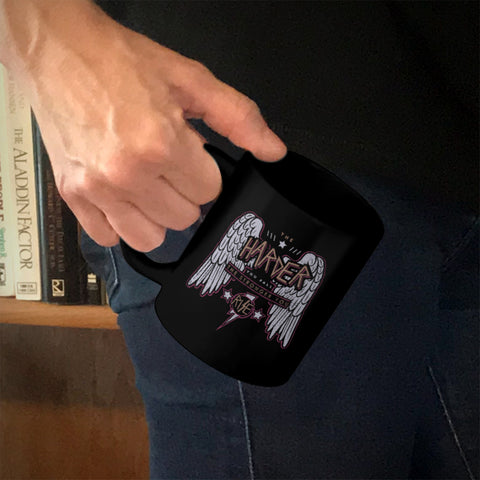 Image of Ceramic Coffee Mug Black The Harder You Fall The Stronger you Rise