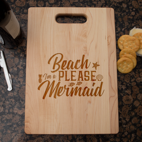 Image of Beach Please Cutting Board