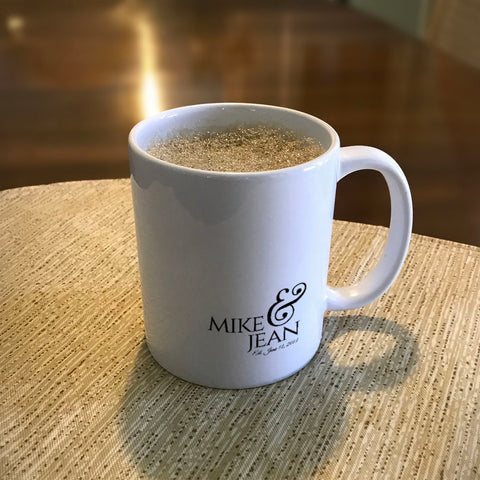 Image of Anniversary Personalized Ceramic Coffee Mug