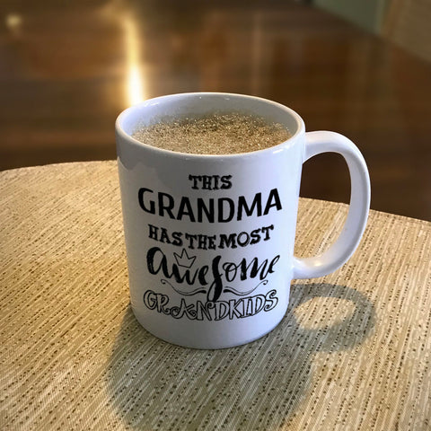Image of Awesome Grandma Personalized Ceramic Coffee Mug
