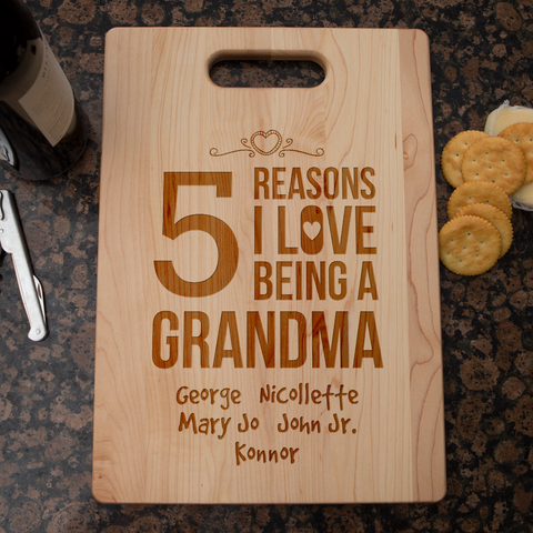 Image of Reasons Grandma Cutting Board