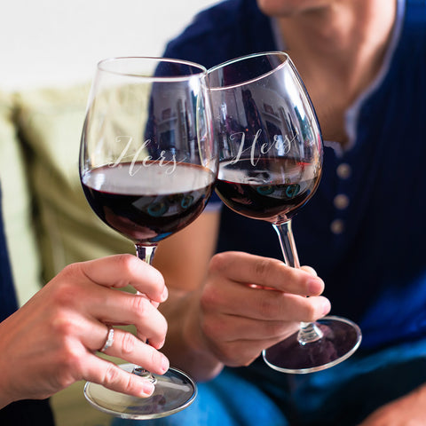Image of Hers Wine Glass