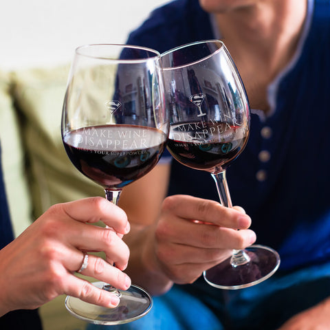 Image of I Make Wine Disappear Wine Glass