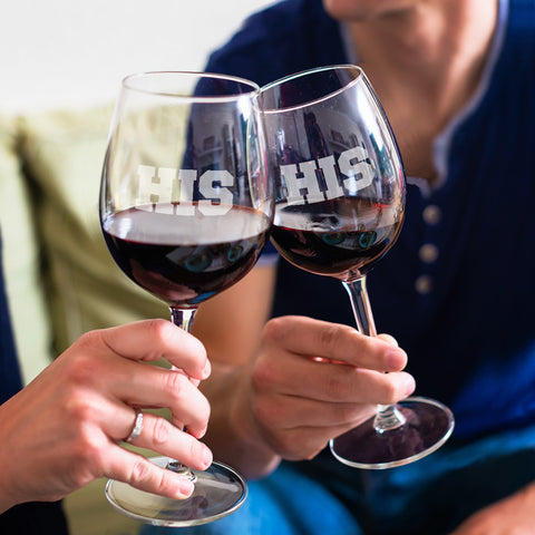 Image of His Wine Glass