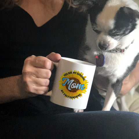 Image of Ceramic Coffee Mug Mom You Are My Sunshine