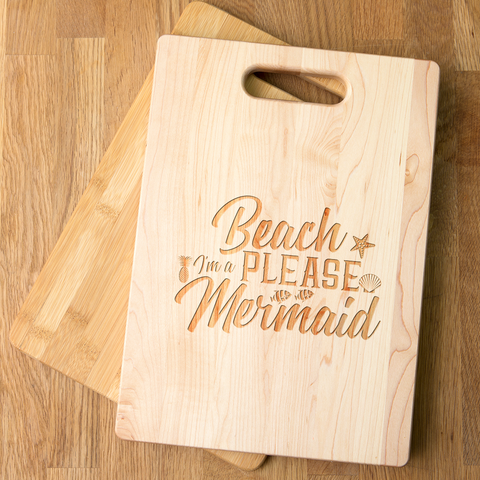 Image of Beach Please Cutting Board