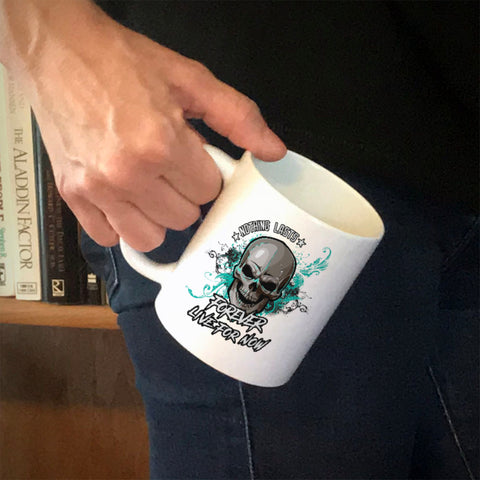 Image of Ceramic Coffee Mug Nothing Lasts Forever Live For Now