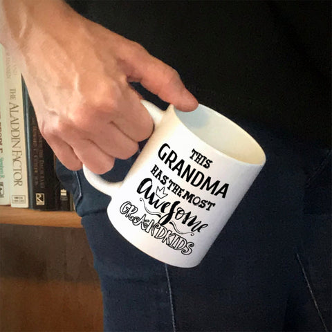 Image of Awesome Grandma Personalized Ceramic Coffee Mug