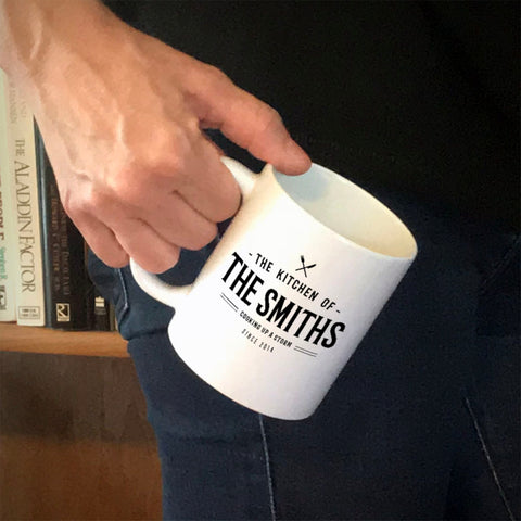 Image of Cooking up A Storm Personalized Ceramic Coffee Mug