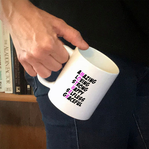 Image of Mother Words Ceramic Coffee Mug