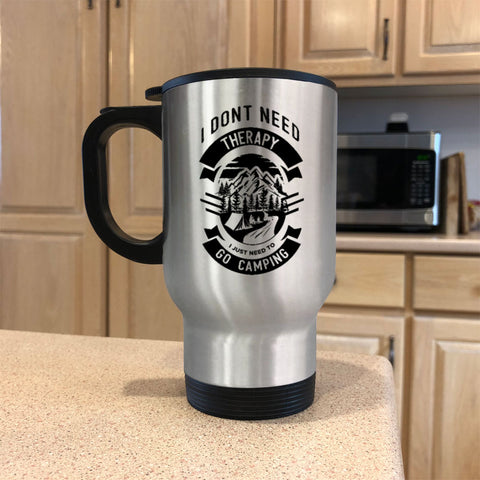 Image of Metal Coffee and Tea Travel Mug Camping