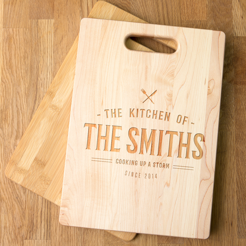 Image of Cooking up A Storm Personalized Cutting Board