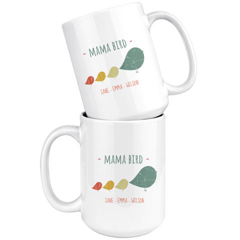 Image of Mama Bird Jane Emma Wilson Mug