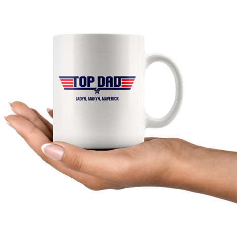 Image of Top Dad Jadyn Maryn Maverick Ceramic Mug