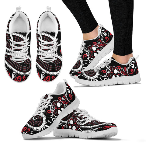 Image of Ornamental Skull Running Shoes White