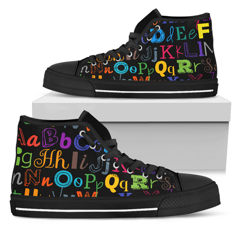 Image of Teacher High Top Shoes Black