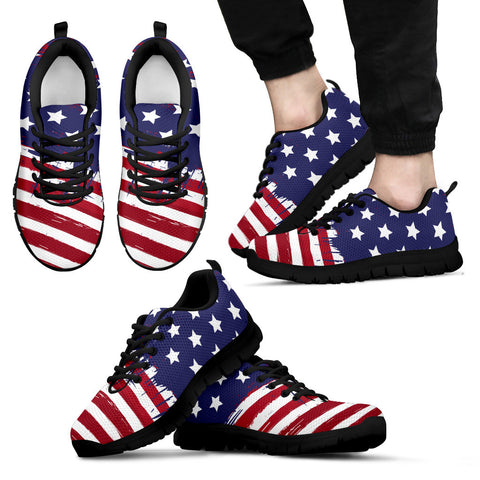 Image of US Flag Running Shoes