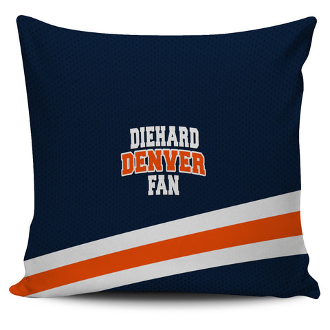 Image of Diehard Denver Fan Sports Pillowcase