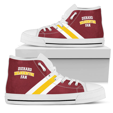 Image of Diehard Washington Fan Sports High top Shoes White