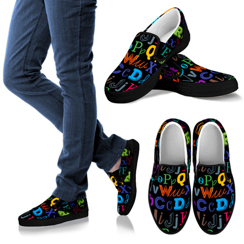 Image of Teacher Slip Ons Shoes Black