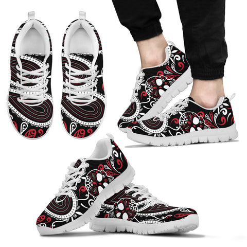 Image of Ornamental Skull Running Shoes White