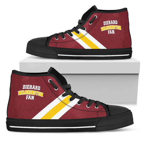 Image of Diehard Washington Fan Sports High top Shoes Black