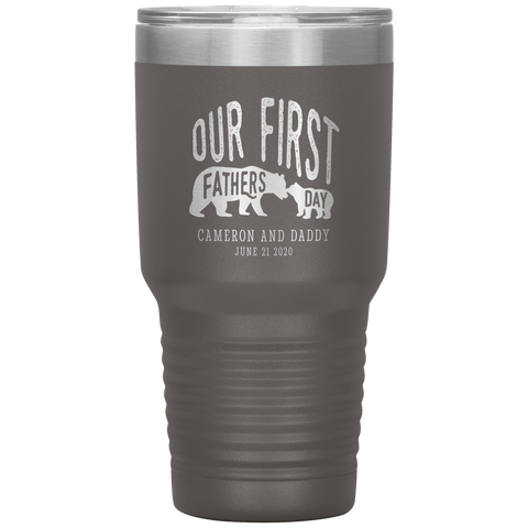 Image of Our First Fathers Day Cameron Tumbler