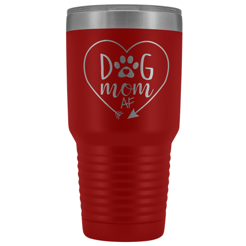 Image of Dog Mom Heart Tumbler AF