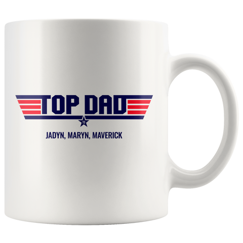 Image of Top Dad Jadyn Maryn Maverick Ceramic Mug