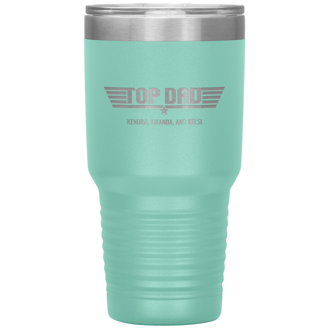 Image of Top Dad Personalized Tumbler