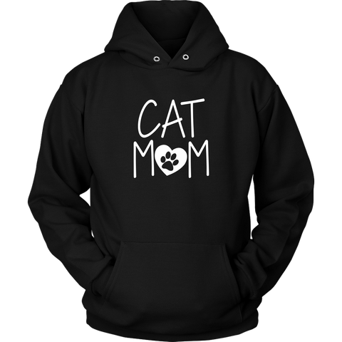 Image of Cat Mom Hoodie Sweatshirt