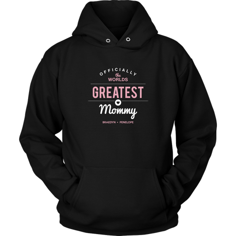 Image of World's Greatest Mommy Hoodie Sweatshirt