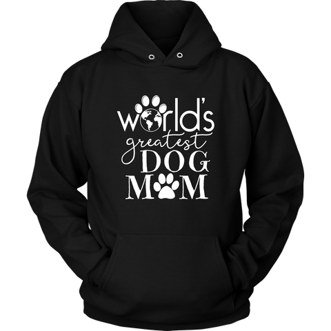 Image of World's Greatest Dog Mom Hoodie Sweatshirt