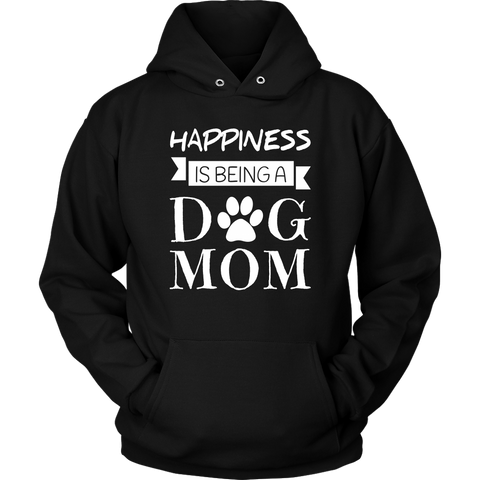 Image of Happiness Is Being A Dog Mom Hoodie Sweatshirt