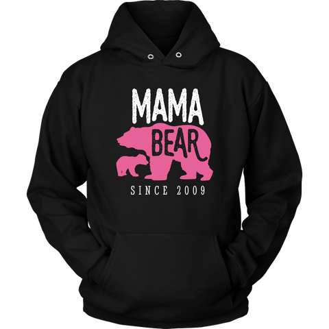 Image of Mama Bear Since 2009 Hoodie Sweatshirt