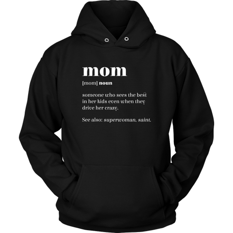 Image of Mom Definition Hoodie Sweatshirt