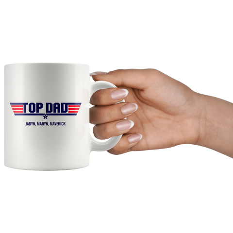 Image of Top Dad Jadyn Maryn Maverick Ceramic Mug