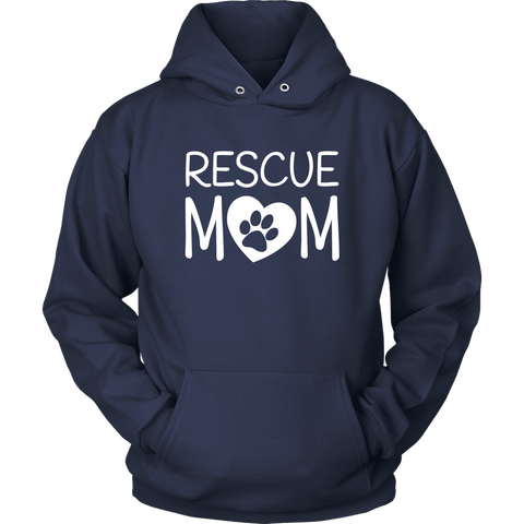 Image of Rescue Mom Hoodie Sweatshirt