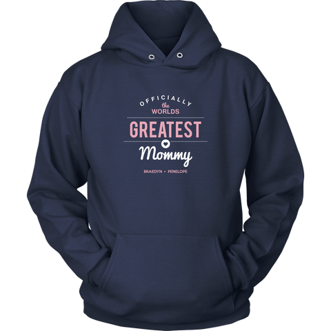 Image of World's Greatest Mommy Hoodie Sweatshirt